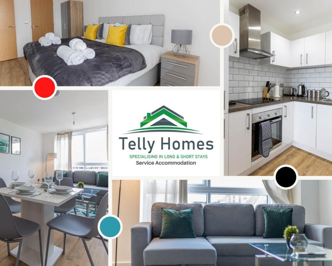5 Percent Off Weekly And 20 Percent Off Monthly Bookings - Marigold Unit At Telly Homes Limited Birmingham City Centre -2 Bedroom Apartment, Free Wifi Luaran gambar