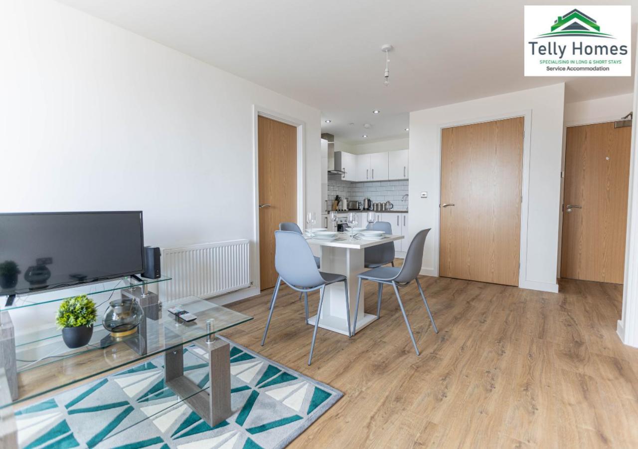 5 Percent Off Weekly And 20 Percent Off Monthly Bookings - Marigold Unit At Telly Homes Limited Birmingham City Centre -2 Bedroom Apartment, Free Wifi Luaran gambar