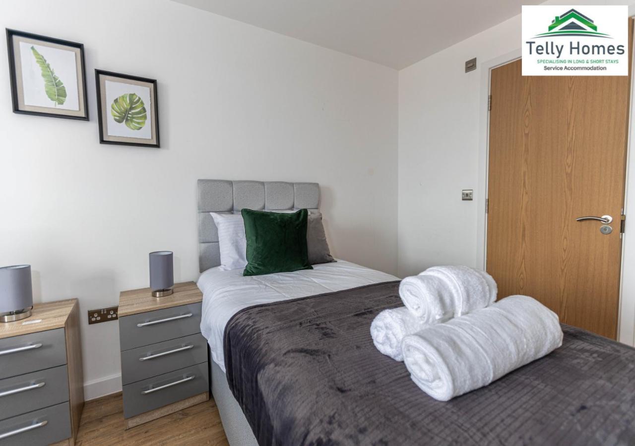 5 Percent Off Weekly And 20 Percent Off Monthly Bookings - Marigold Unit At Telly Homes Limited Birmingham City Centre -2 Bedroom Apartment, Free Wifi Luaran gambar