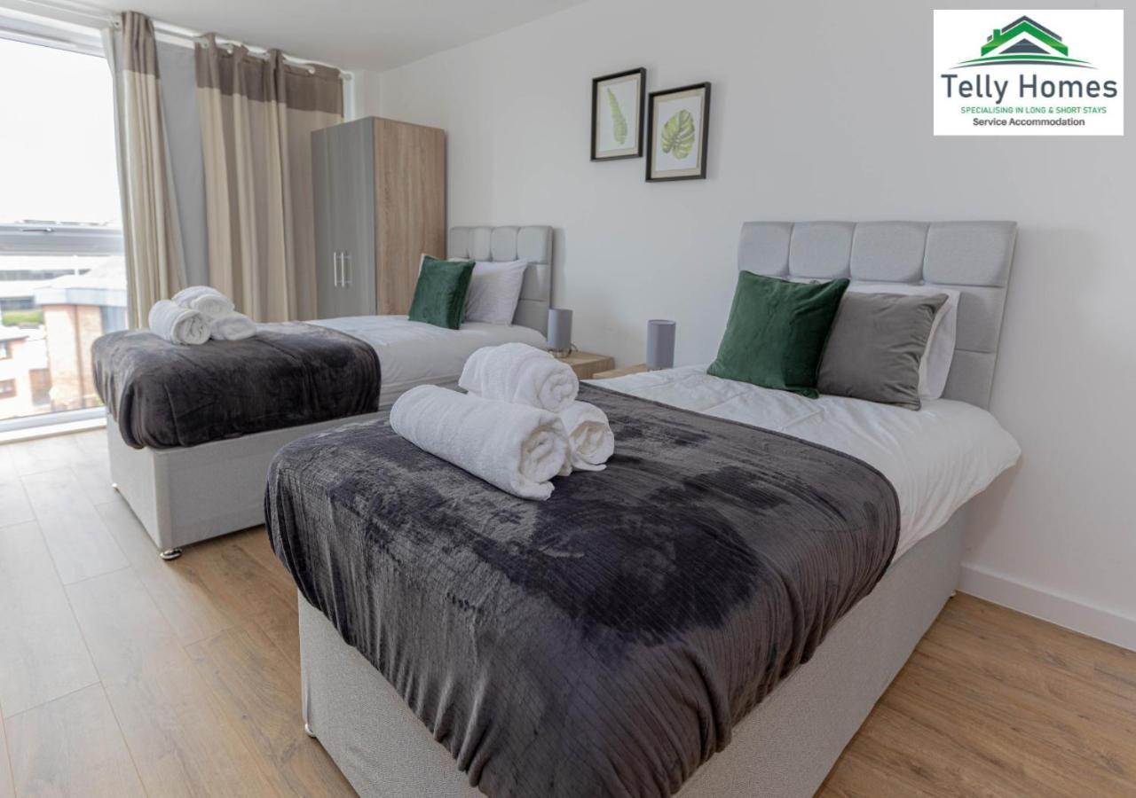 5 Percent Off Weekly And 20 Percent Off Monthly Bookings - Marigold Unit At Telly Homes Limited Birmingham City Centre -2 Bedroom Apartment, Free Wifi Luaran gambar