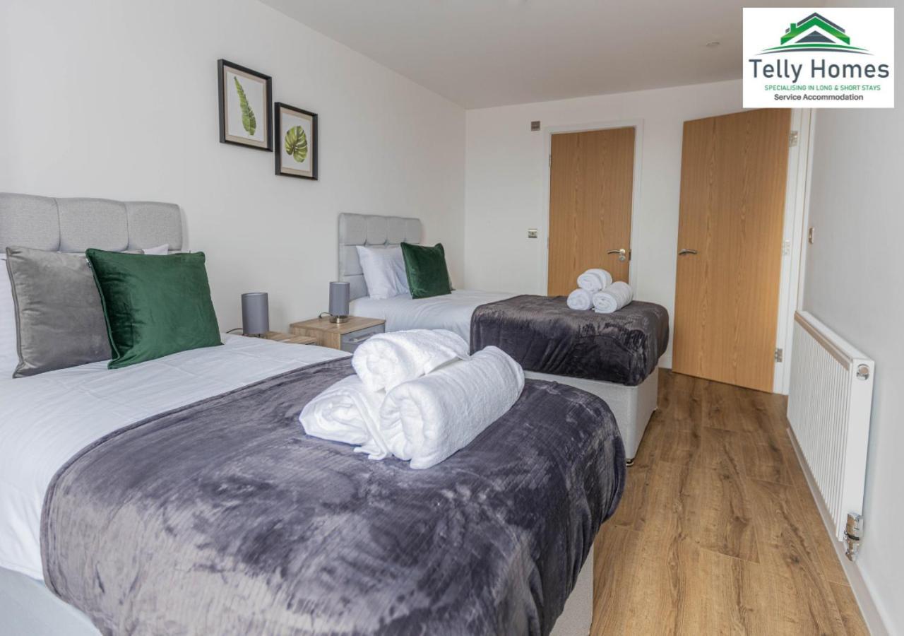 5 Percent Off Weekly And 20 Percent Off Monthly Bookings - Marigold Unit At Telly Homes Limited Birmingham City Centre -2 Bedroom Apartment, Free Wifi Luaran gambar